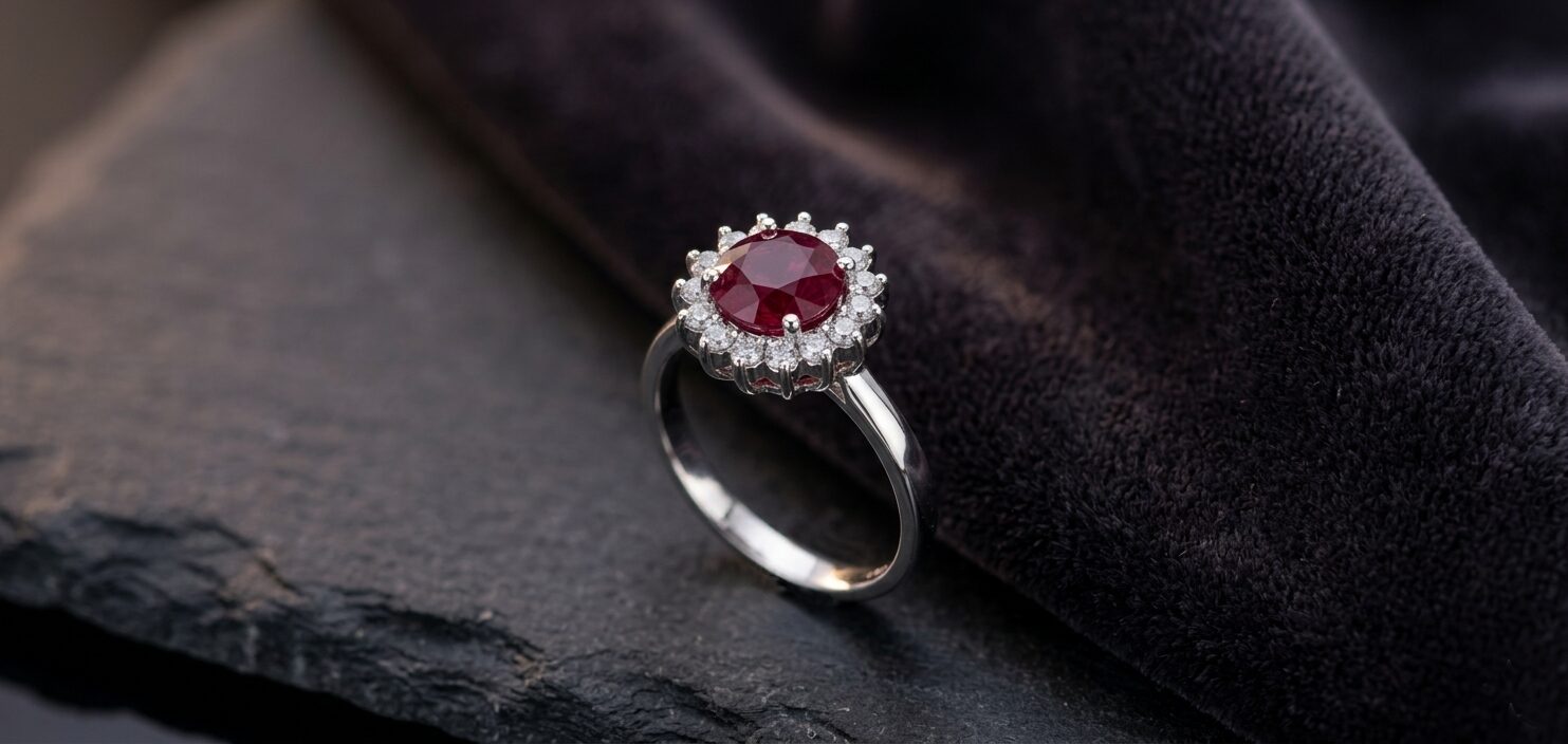 Etkarina Red Garnet Ring - R0011